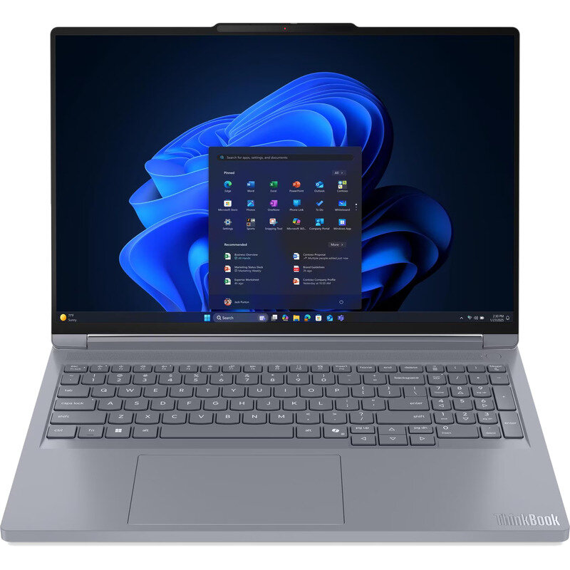 Laptop ThinkBook 16p G6 ADR 16 inch WQXGA 240hz AMD Ryzen 9 8940HX 32GB DDR5 512GB SSD nVidia GeForce RTX 5060 8GB Windows 11 Pro Luna Grey