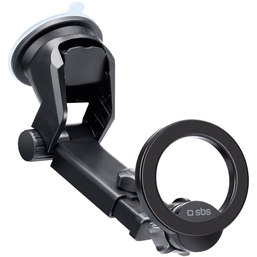TESUPMAGRINGEXT, Dashboard / Windshield Mount, Rotire 360 grade, Compatibil cu MagSafe, Negru