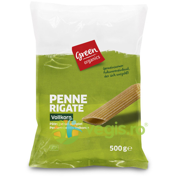Penne din Grau Dur Integral Ecologice/Bio 500g
