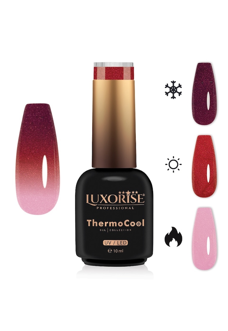 Oja Semipermanenta Termica 3 Culori  ThermoCool - Pinky Secret 10ml