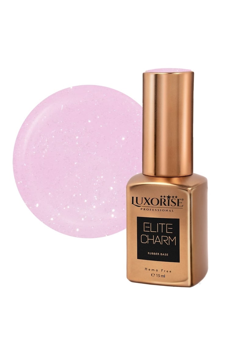 Rubber Base  Elite Charm - Rosy Sheen 15ml