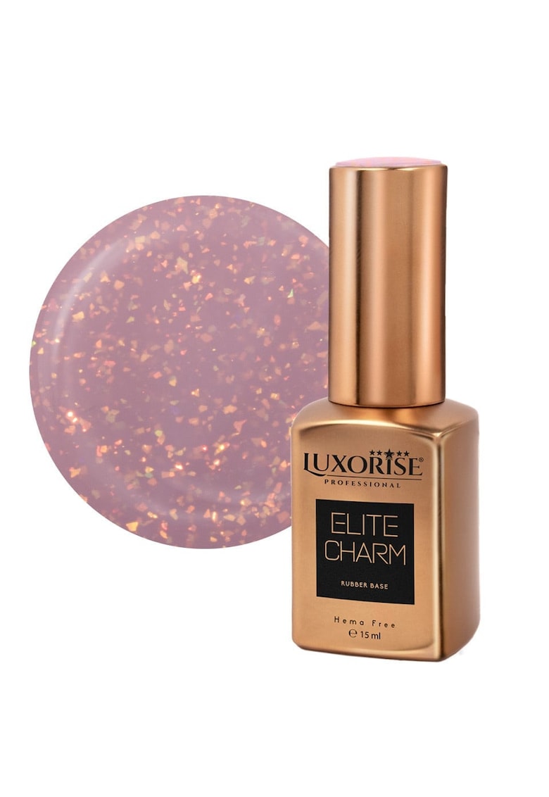 Rubber Base Hema Free  ELITE CHARM - Burbon Glow 15ml