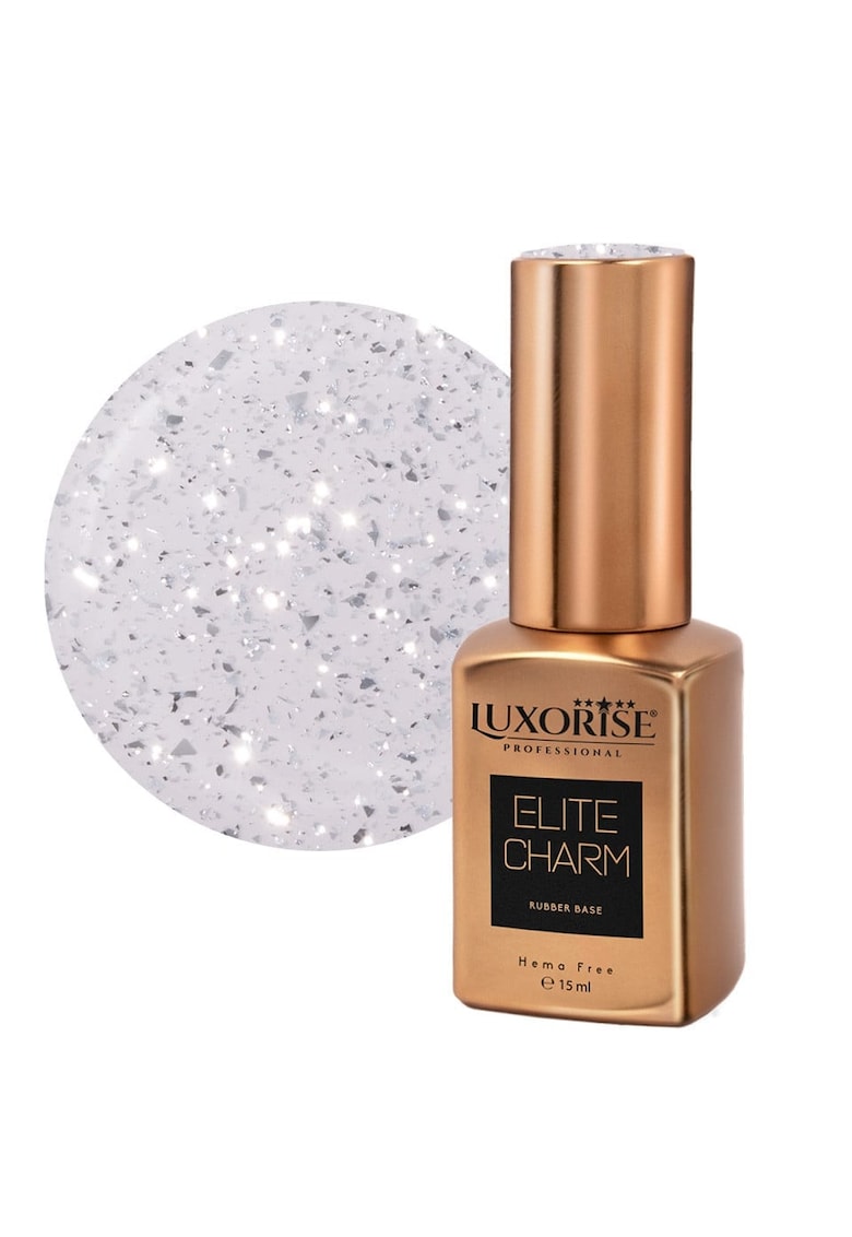 Rubber Base Hema Free  ELITE CHARM - Platinum Radiance 15ml