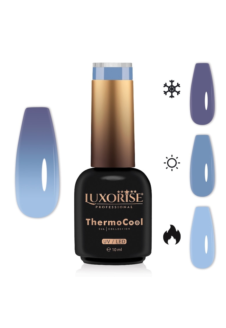 Oja Semipermanenta Termica 3 Culori  ThermoCool - Wave Splash 10ml