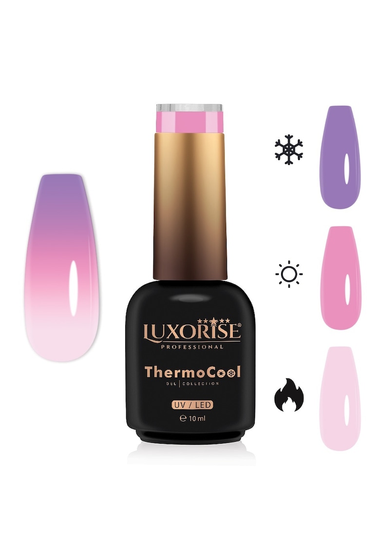 Oja Semipermanenta Termica 3 Culori  ThermoCool - Silent Lilac 10ml