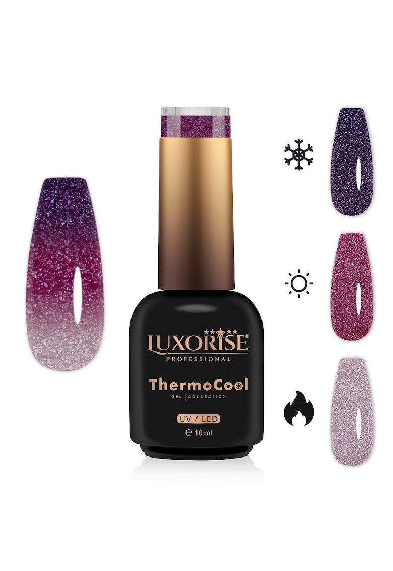 Oja Semipermanenta Termica 3 Culori  ThermoCool - Glittering Girl 10ml