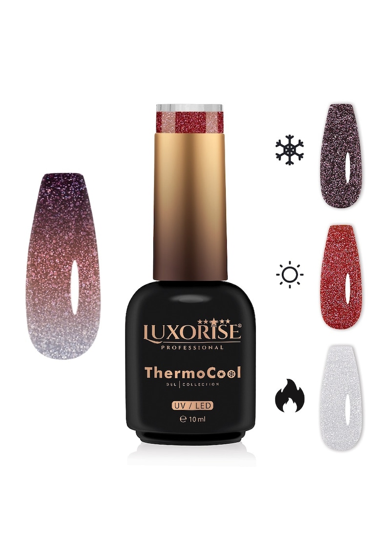 Oja Semipermanenta Termica 3 Culori  ThermoCool - Pure Heart 10ml