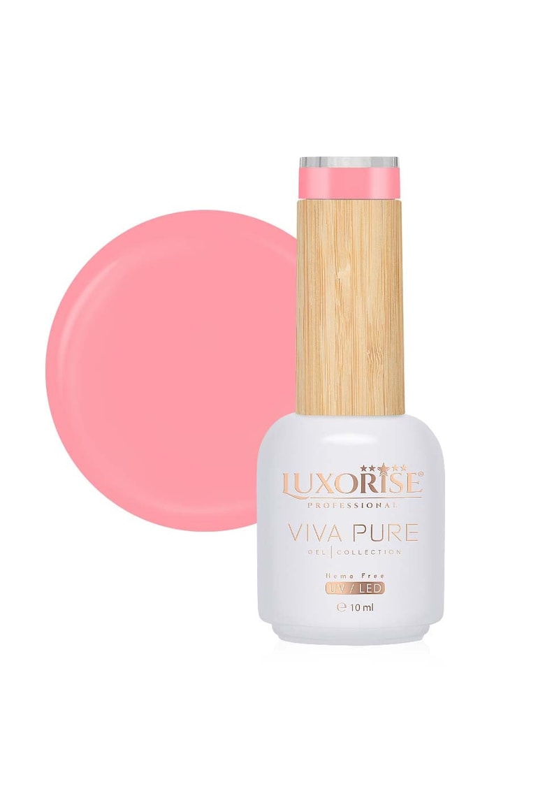 Oja Semipermanenta Hema Free Viva Pure  - Coral Cadence 10ml