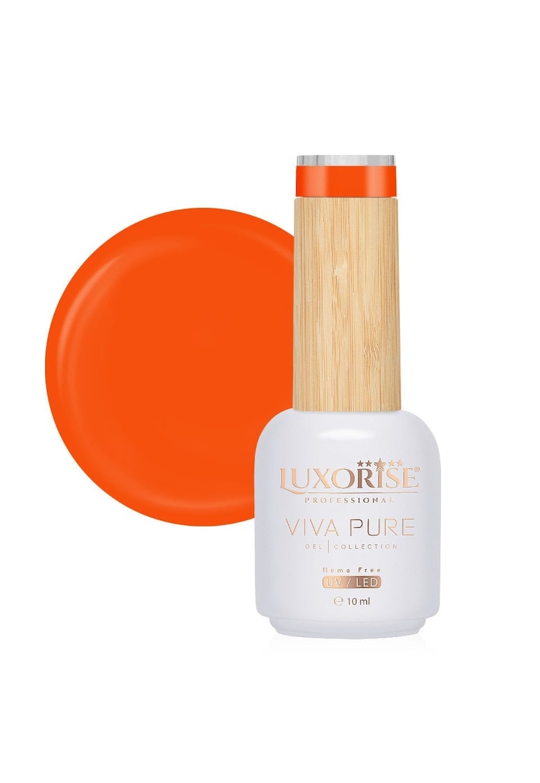 Oja Semipermanenta Hema Free Viva Pure  - Fiery Orange 10ml