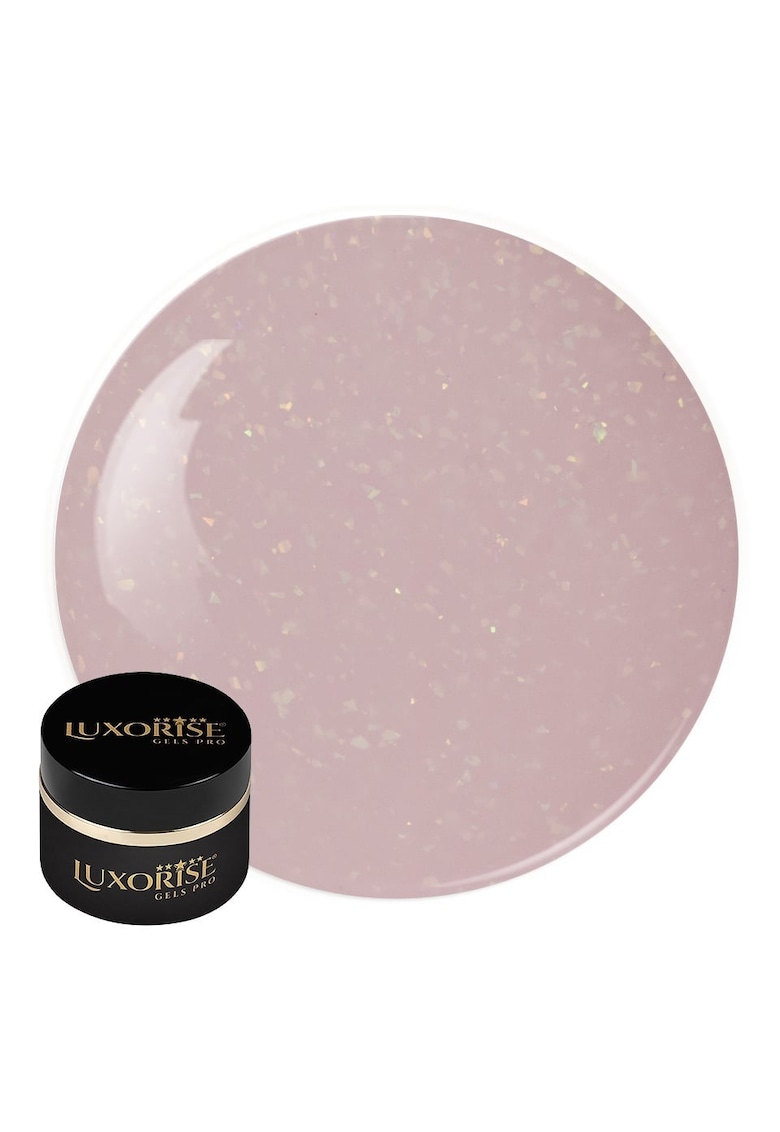 Gel UV Constructie Unghii RevoFlex  15ml - Cappuccino Twinkle