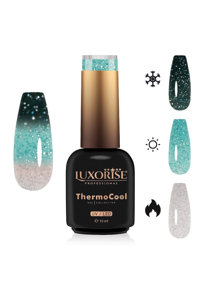 Oja Semipermanenta Termica 3 Culori  ThermoCool - Serene Water 10ml