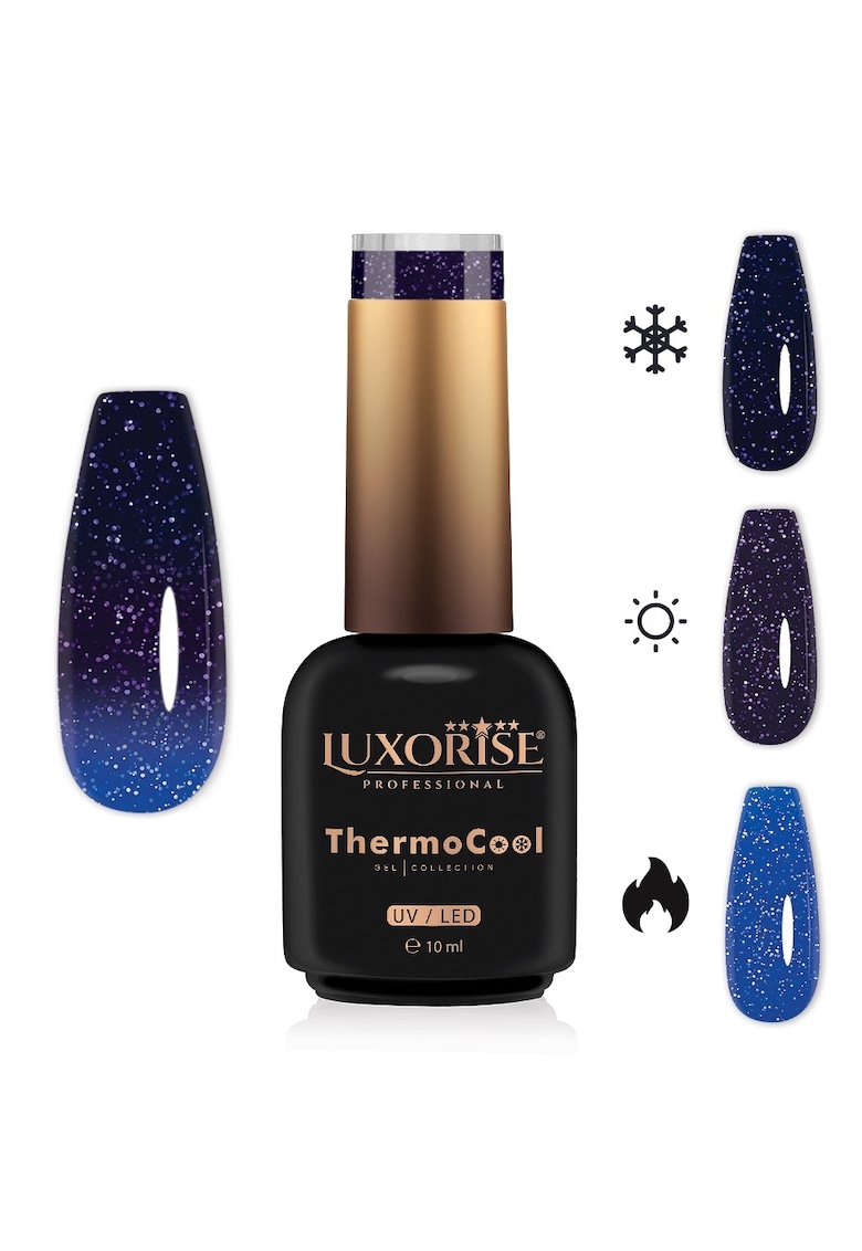 Oja Semipermanenta Termica 3 Culori  ThermoCool - Dazzling Siren 10ml