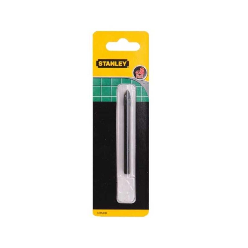 Burghiu pentru sticla si placi ceramice Stanley, 8 x 83 mm