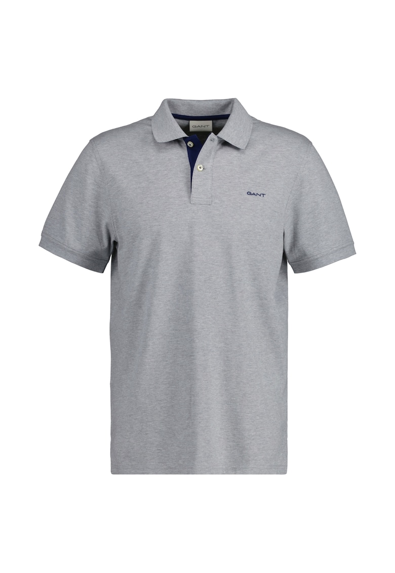 Tricou polo cu logo - Gri deschis