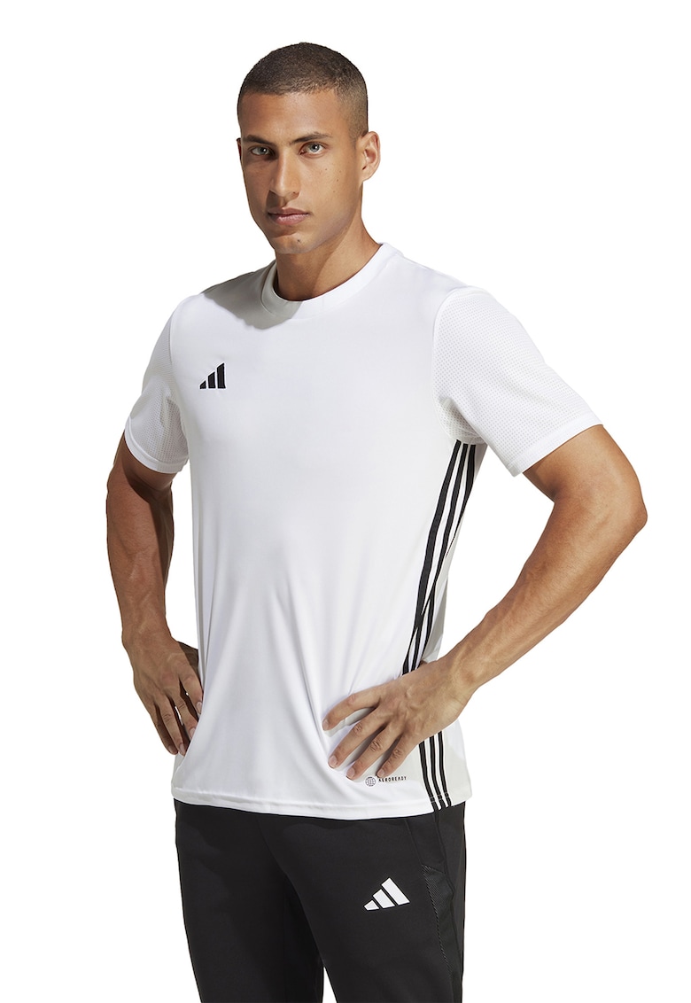 Tricou slim-fit pentru fotbal Tabela 23 - Alb optic