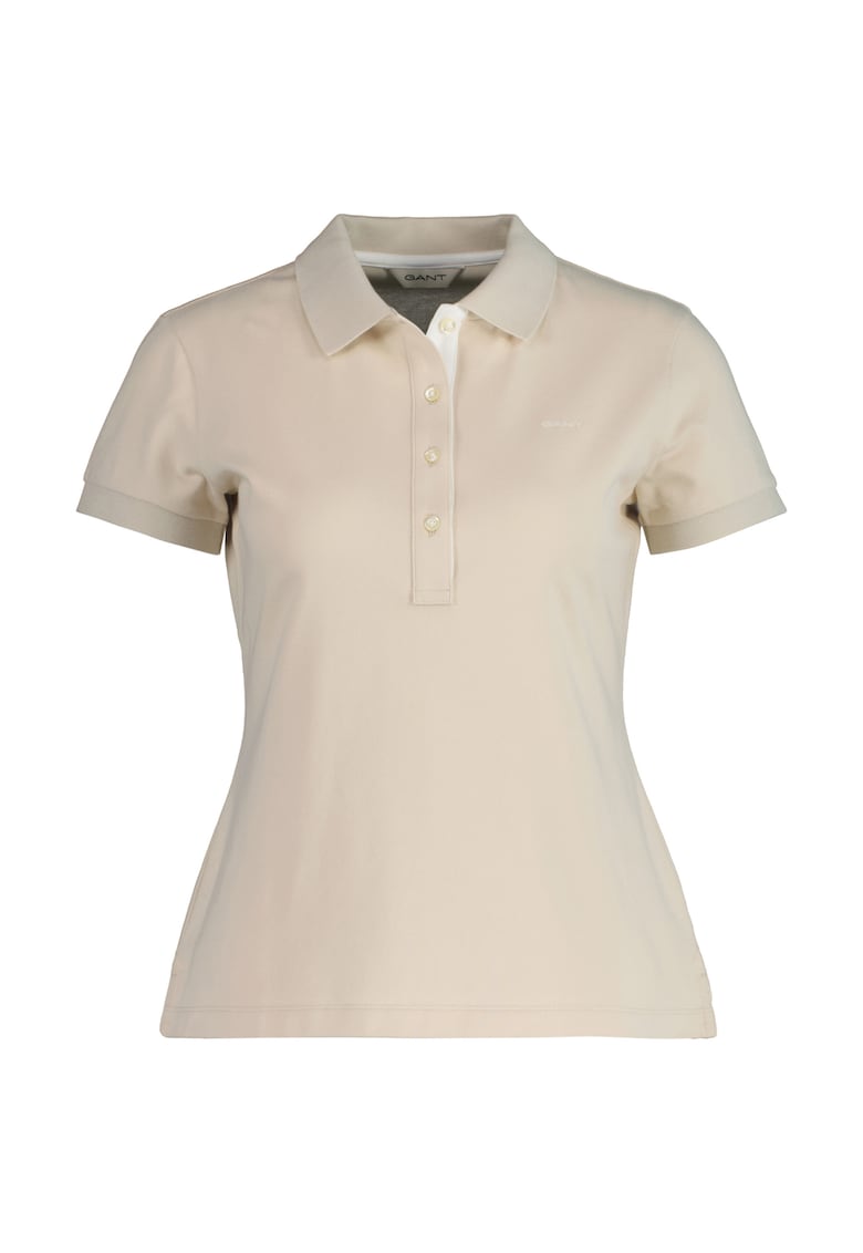 Tricou polo cu model uni 20863 - Bej