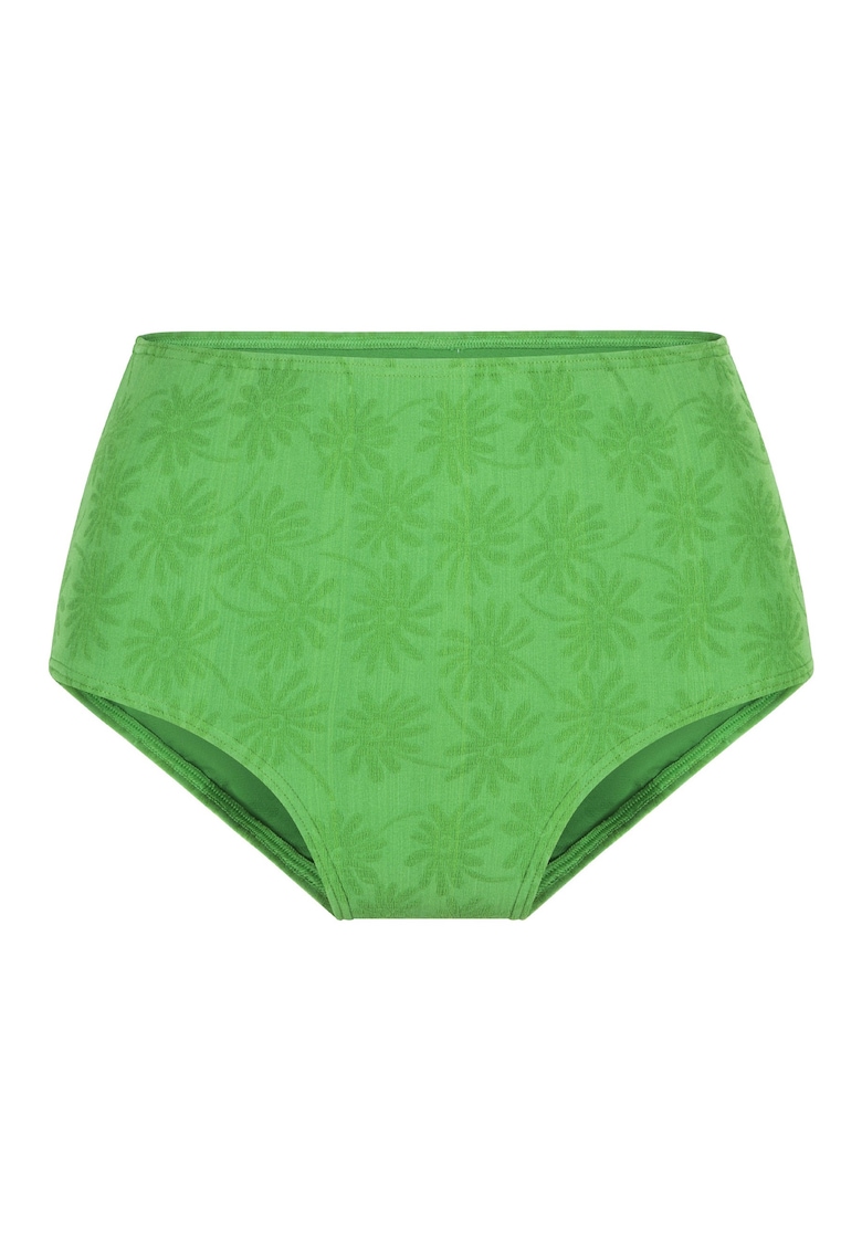 Slip hipster cu model floral 30925 - Verde