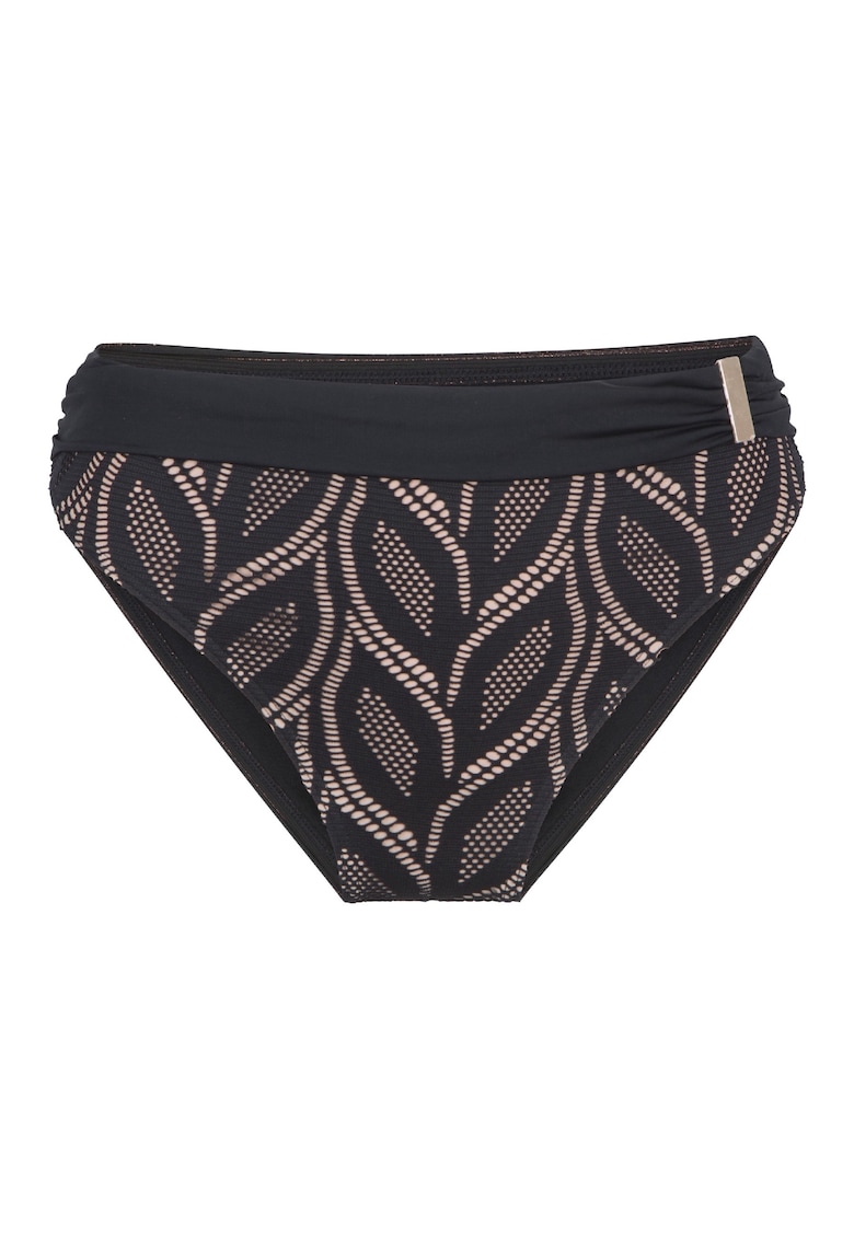 Slip cu imprimeu - Negru