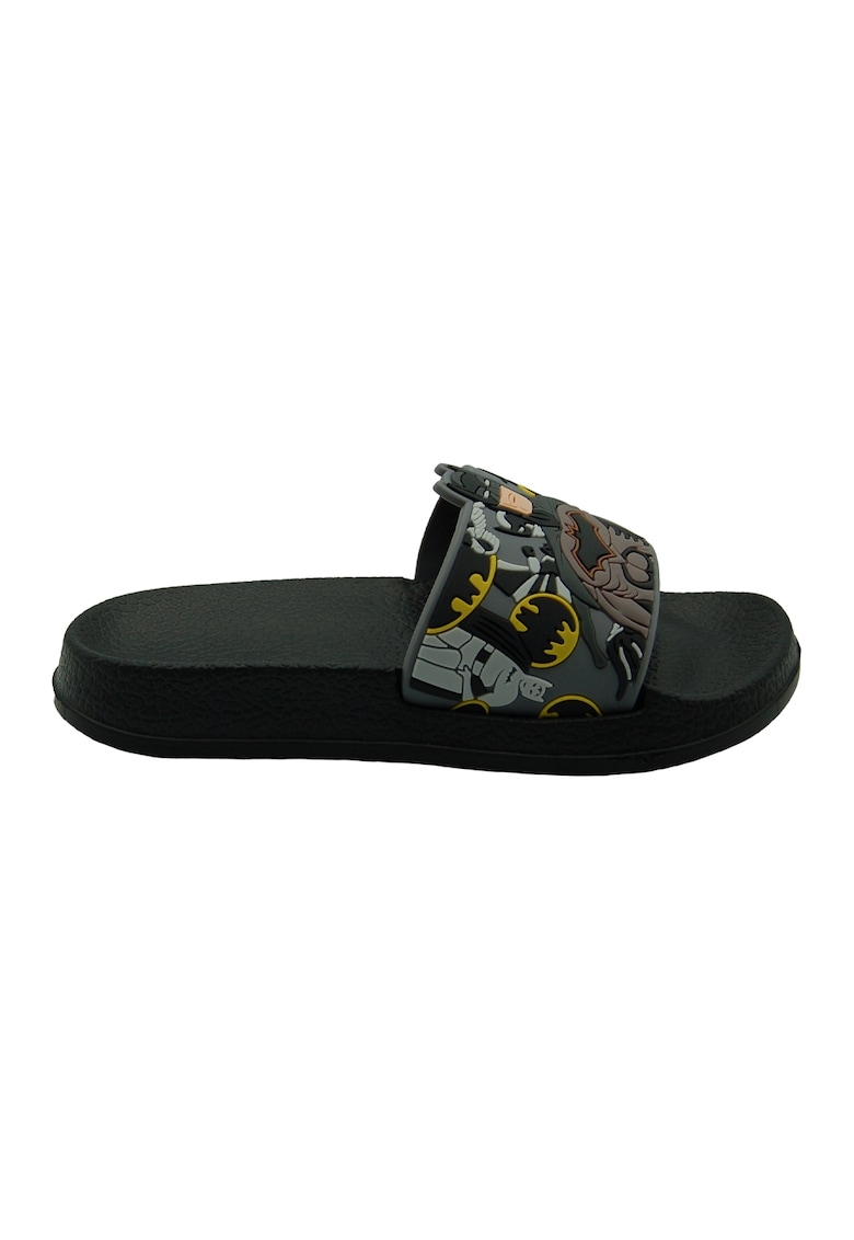 Papuci cu model Batman - Negru/Gri