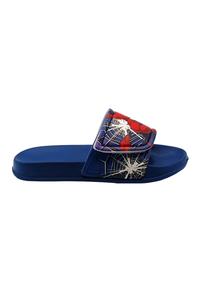 Papuci cu model Spiderman - Rosu/Bleumarin