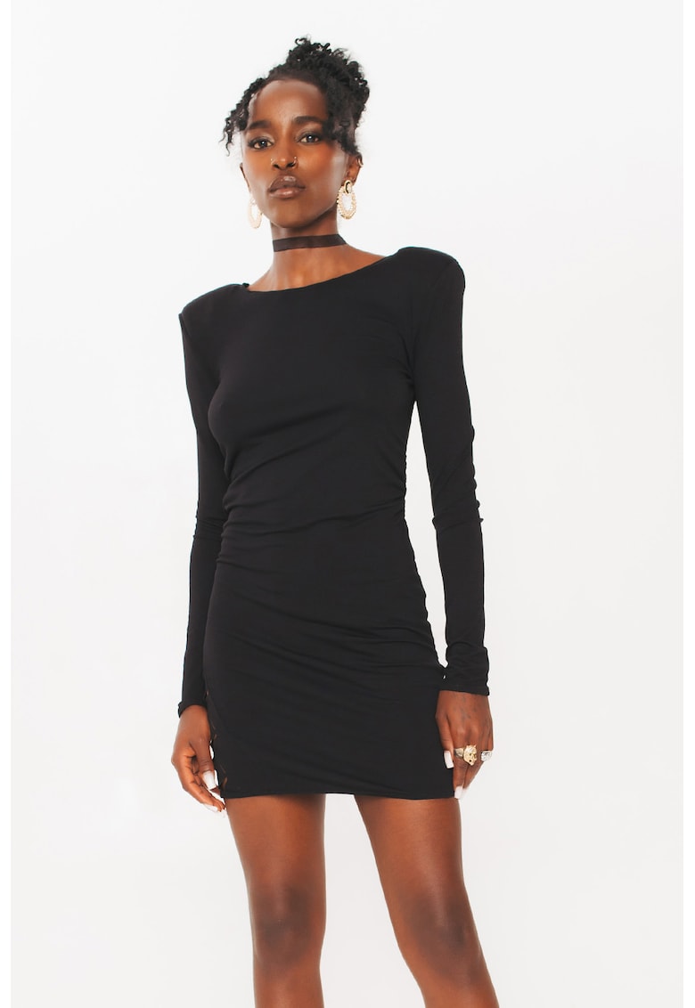 Rochie mini cambrata - Negru