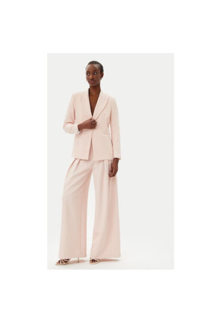 Pantaloni dama  25EB579/43PY - Poliester - Roz - Roz