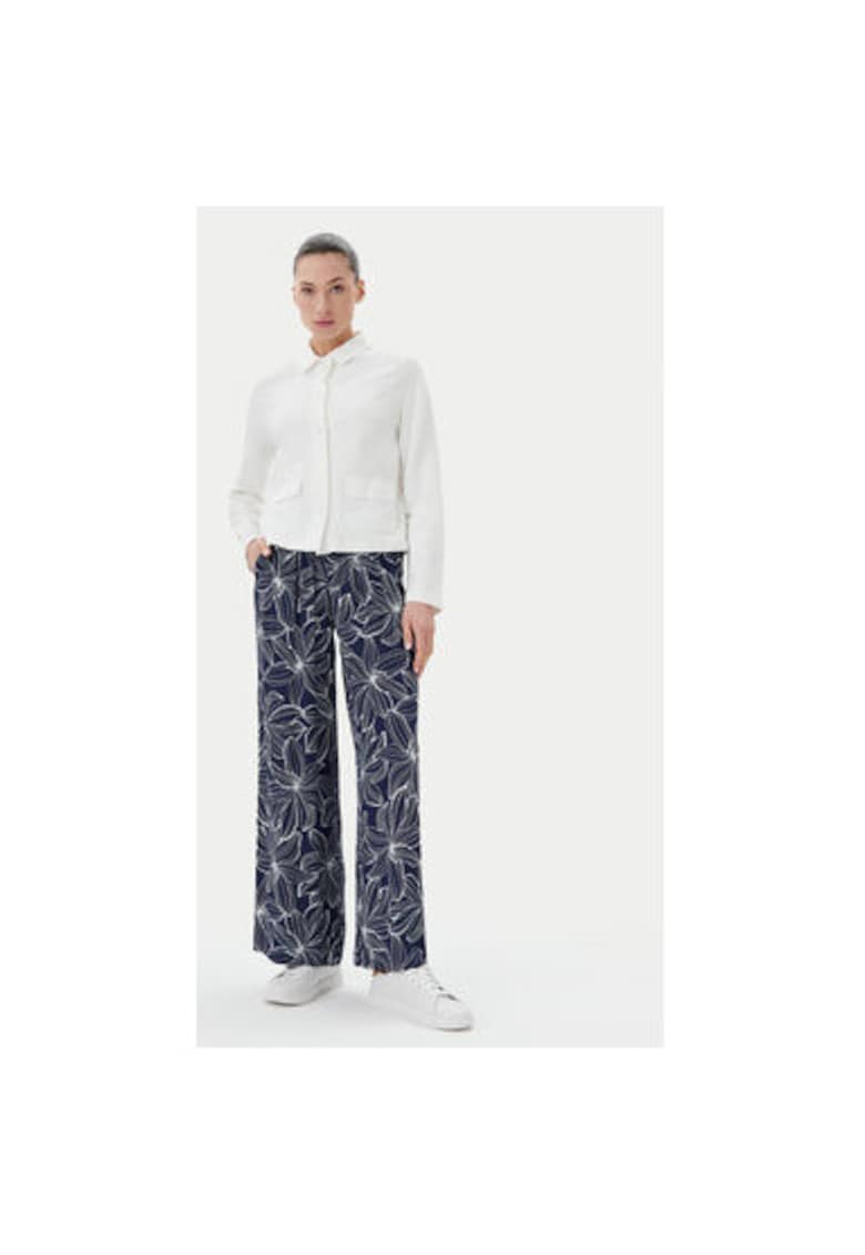 Pantaloni dama  14002153 - Viscoza - Bleumarin - Bleumarin