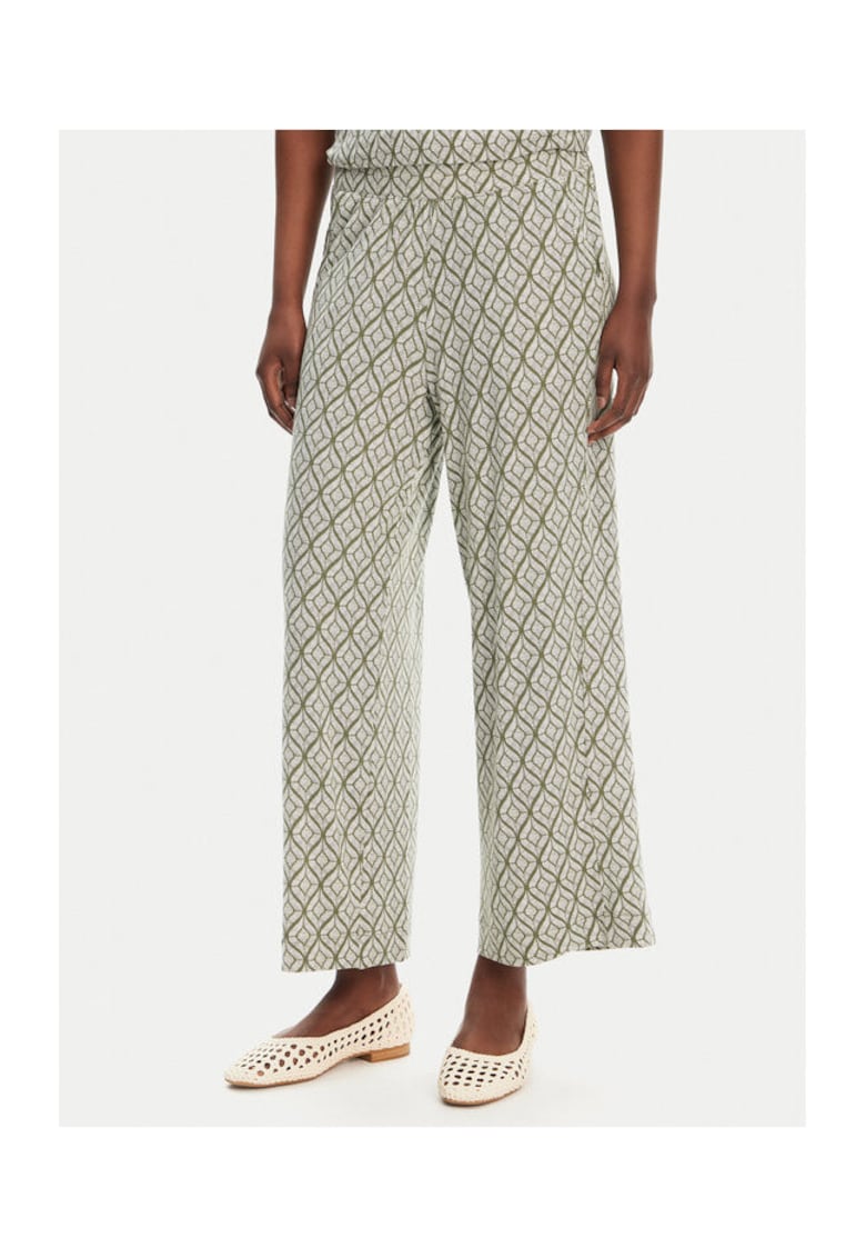 Pantaloni dama  14002433 - Viscoza - Verde - Verde