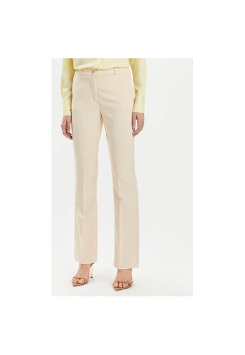 Pantaloni dama -  304218095 - Poliester - Bej - Bej