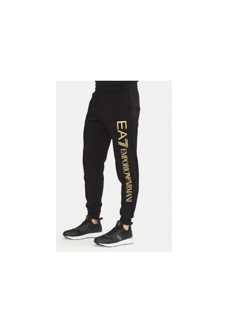 Pantaloni de trening barbati  Emporio Armani - 7M000572 AF10377 - Bumbac/Poliester - Negru - Negru