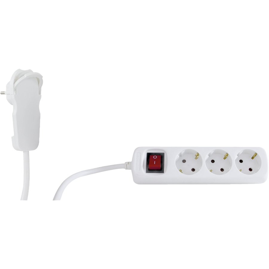 Prelungitor 3 prize 2m White