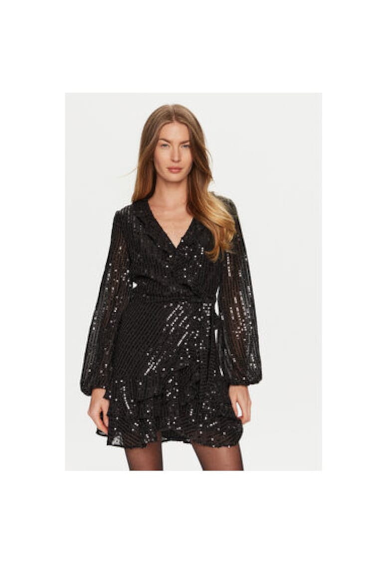 Rochie Dama -  304698651 - Poliester - Negru - Negru