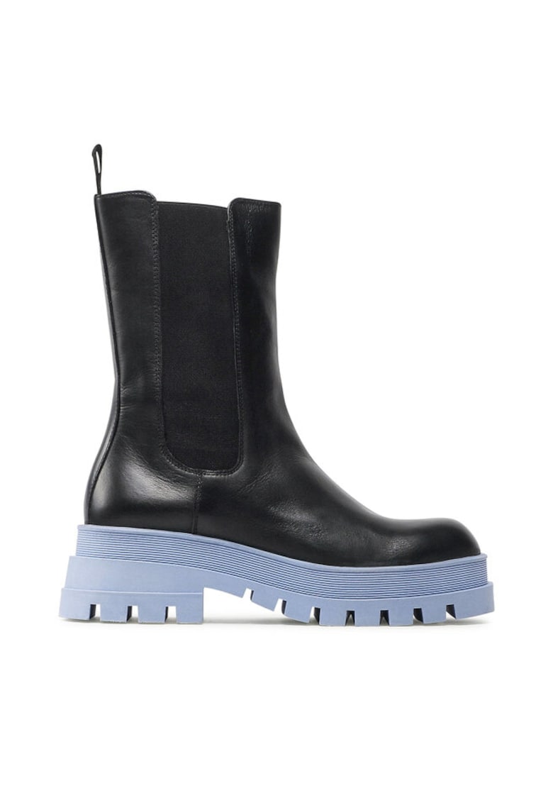 Botine dama -  590486245575441 - Piele naturala - Negru