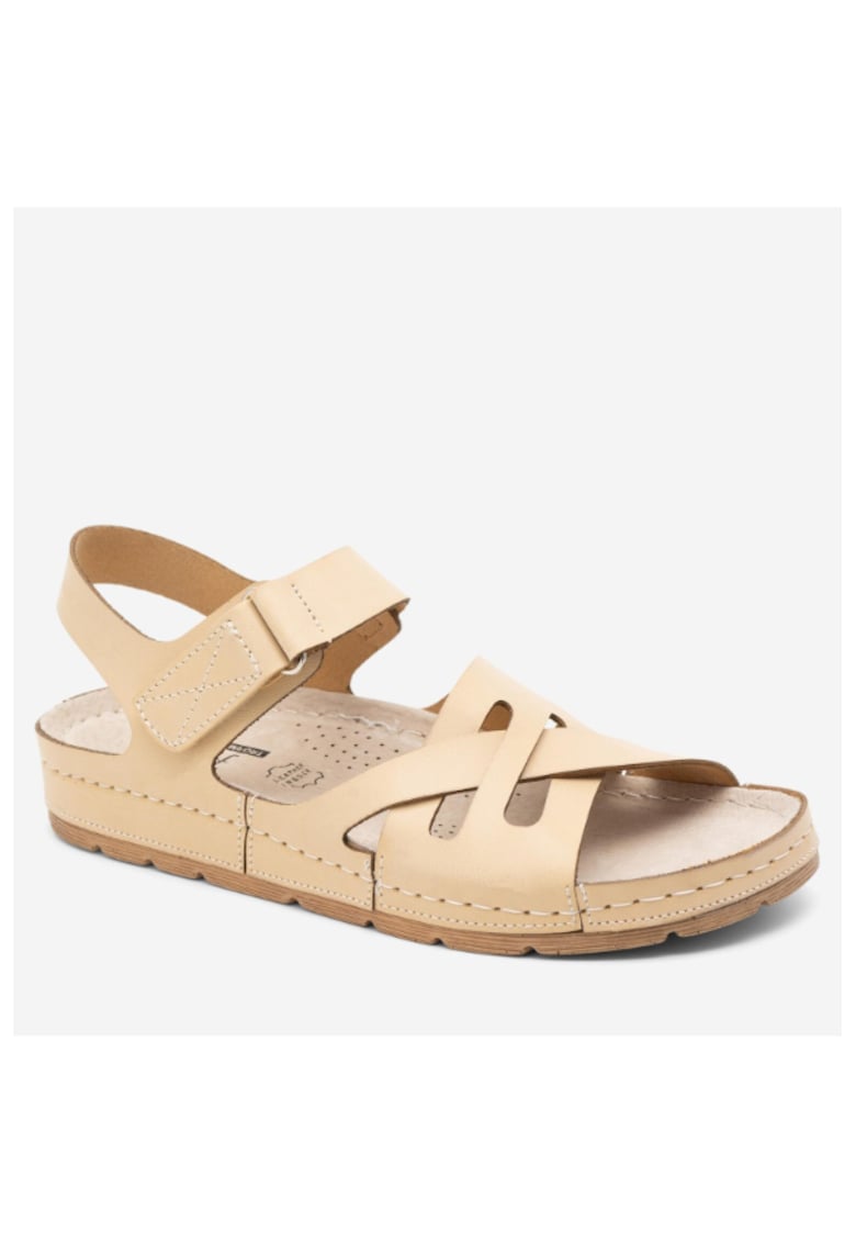 Sandale dama -  5904862747057 - Bej - Piele ecologica - Bej