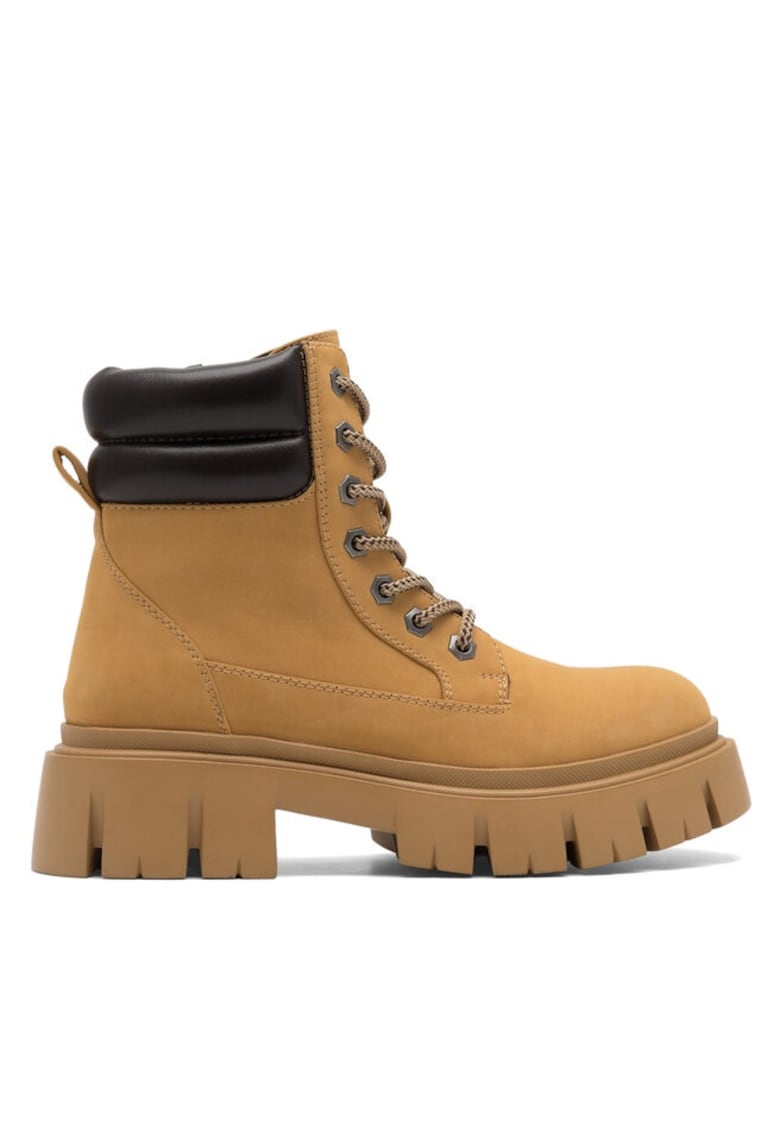 Botine dama -  590558806845740 - Piele ecologica - Maro