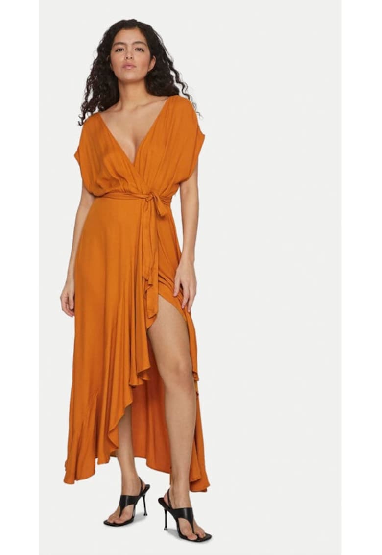 Rochie -  54485 - Viscoza - Portocaliu