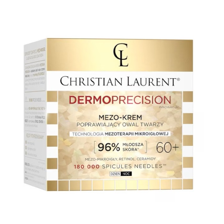 Crema pentru redefinirea ovalului fetei, Christian Laurent Dermoprecision Meso-Cream, 60+, 50 ml