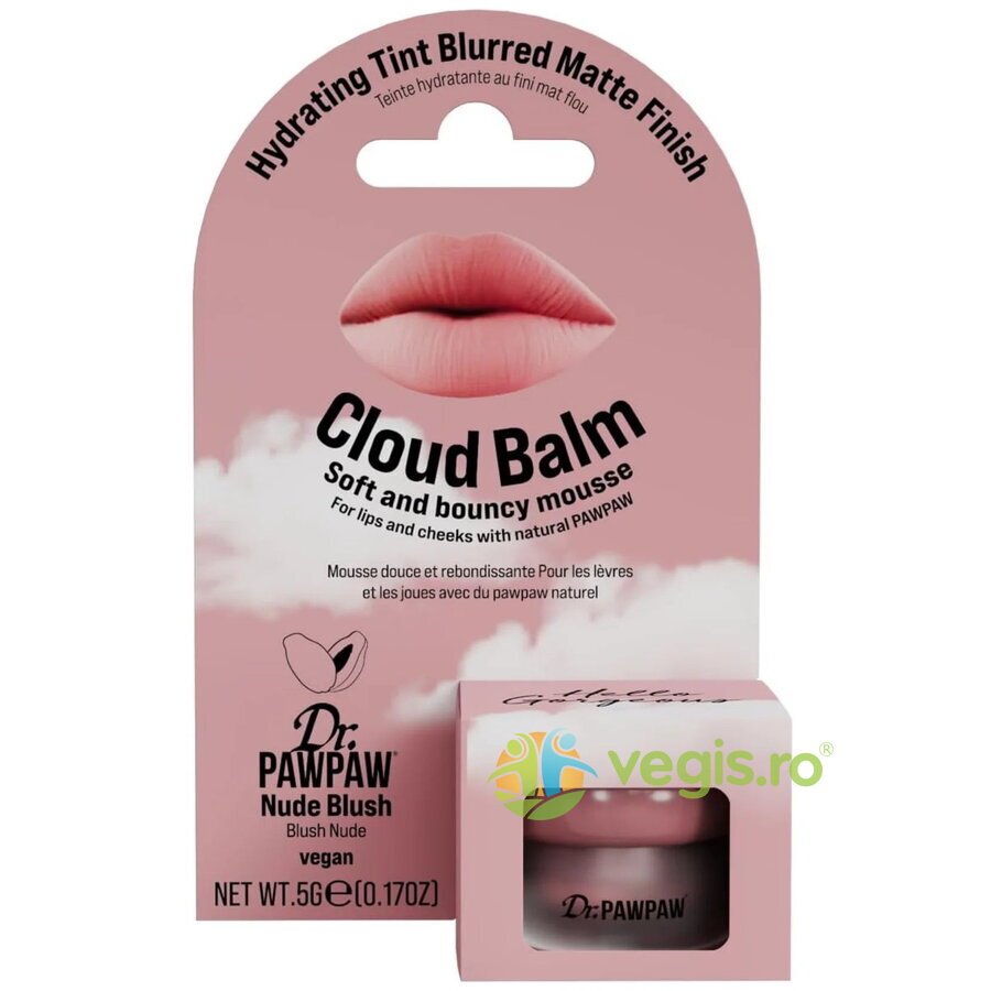 Balsam Tip Mousse pentru Buze si Obraji Finish Mat Estompat Cloud Balm Nude Blush 5g