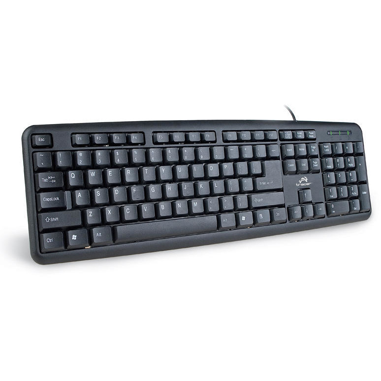 Tracer tastatura Maverick USB + PS2 adaptor, US, negru