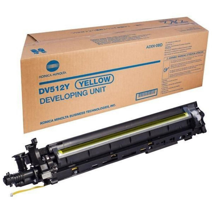 Developer Konica Minolta DV-512Y | 600000 pag | Yellow | Bizhub C224/284/364