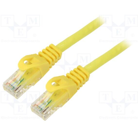 Lanberg Patchcord RJ45 cat. 6 UTP 1m , galben
