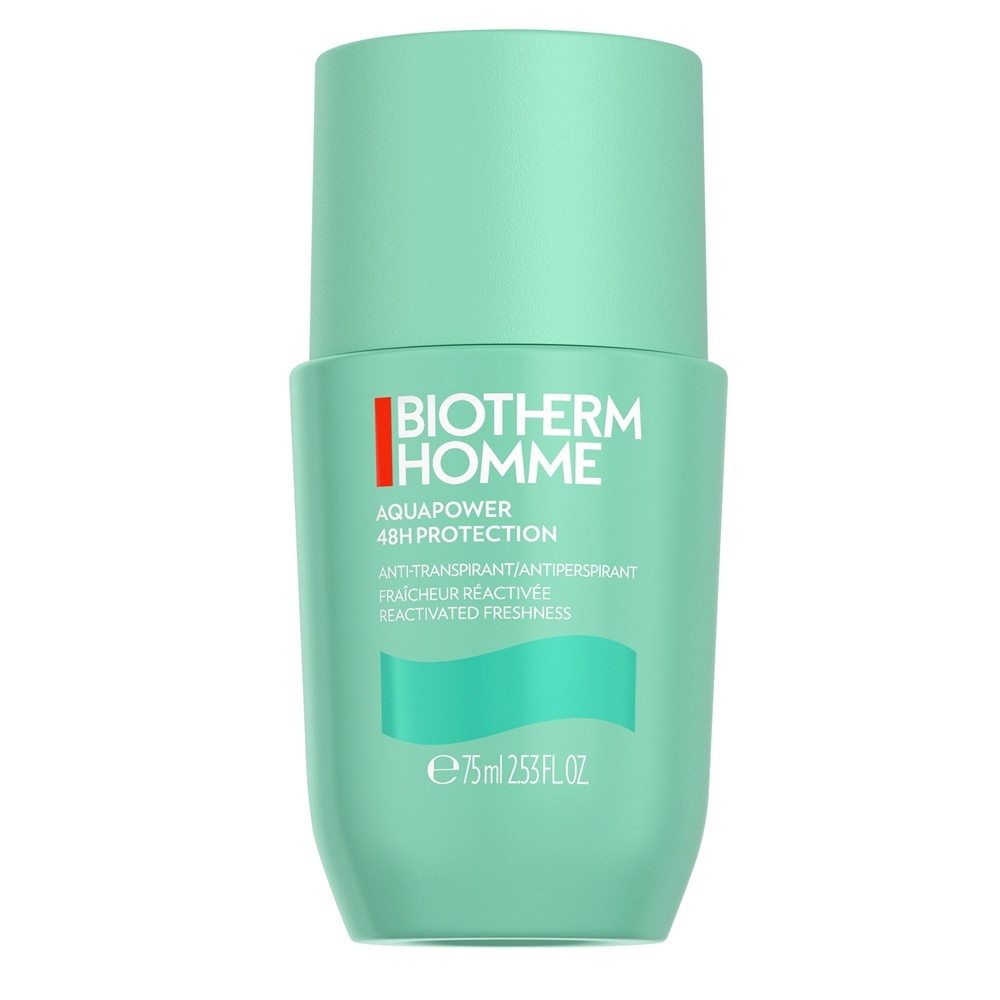 Deodorant roll-on pentru barbati 48h Biotherm Homme Aquapower, 75 ml