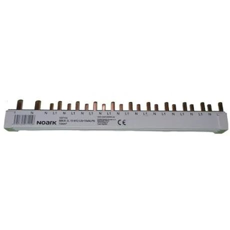 Bareta de conexiuni (busbar) 3P+n, 12 module, 63A, tip furca Noark BBUE 4L 10 M12 NLLL+8xNLPN / 103822
