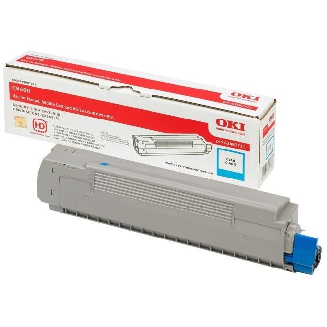 Toner OKI cyan | 6000pag | C8600/C8800