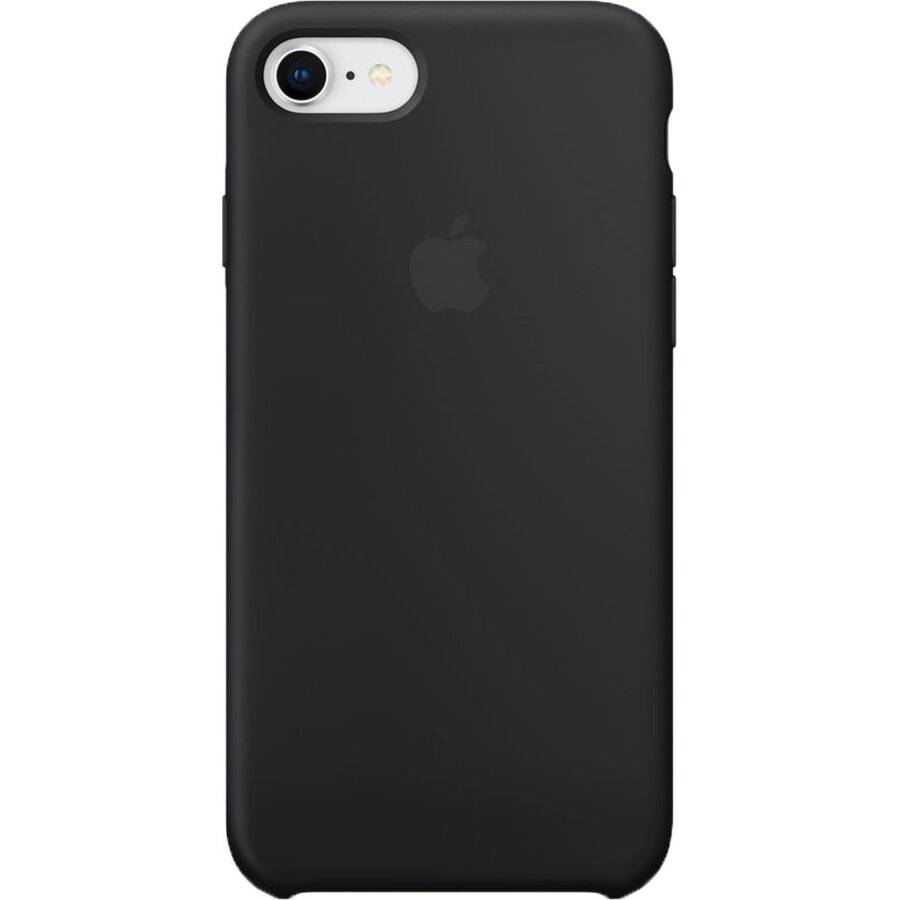 Husa de protectie Apple pentru iPhone 8 / iPhone 7, silicon, negru