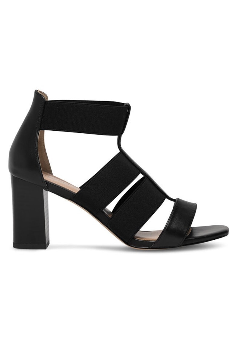 Sandale dama -  Textil - Negru - Negru