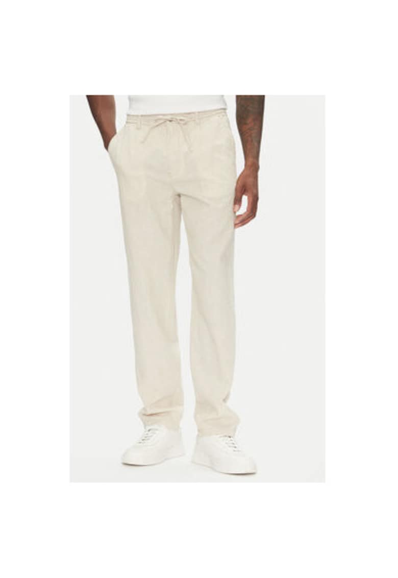 Oferte la Pantaloni barbati  30-003030 - In/Bumbac - Bej - Bej