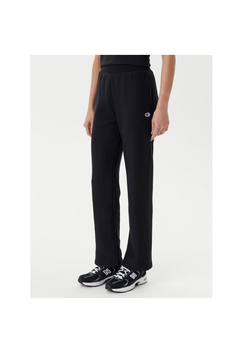 Pantaloni de trening dama  117983 - Bumbac/Poliester - Negru - Negru