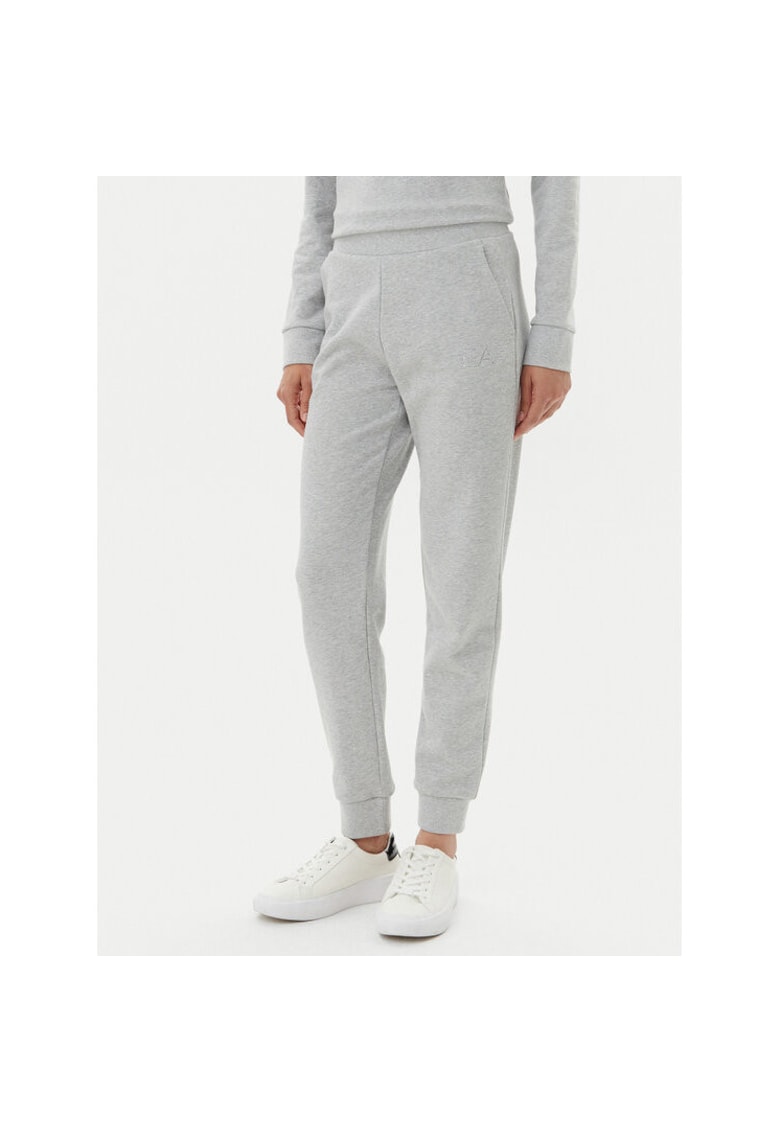 Pantaloni de trening dama  Emporio Armani - 7W000096 AF12473 - Bumbac/Poliester - Gri - Gri