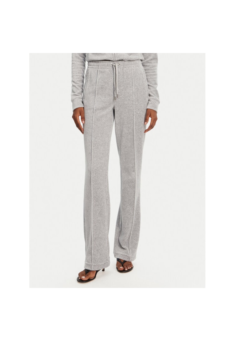 Pantaloni de trening dama  JCAPW045 - Poliester/Elastan - Gri - Gri